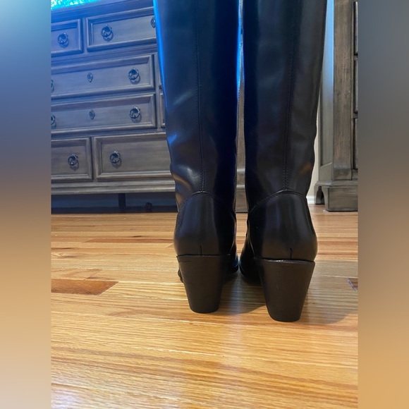 - Frye Black Leather Jackie Boots 8.5 NEW with Box - Picture 4 of 11